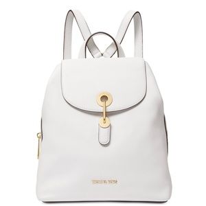 Michael Kors Raven Leather Backpack